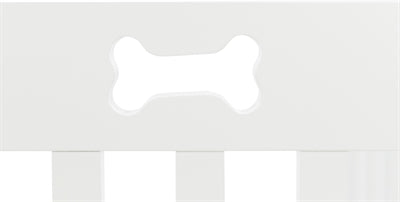 Trixie-Tor Weiss 3 Felder 82-124X61 CM